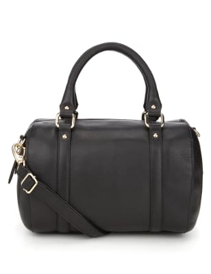 Leather Bowler Bag | M&S