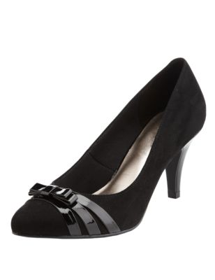 Double Bow Court Shoes with Insolia® | M&S Collection | M&S