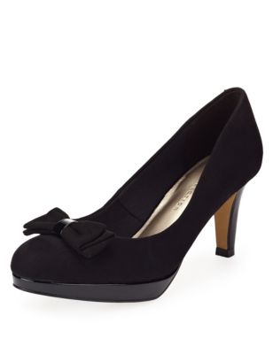 Stiletto Heel Platform Court Shoes with Insolia® | M&S Collection | M&S