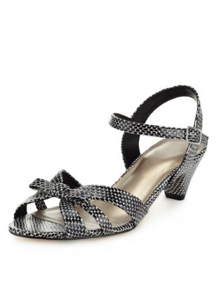 Spotted Bow Sandals with Insolia® | M&S Collection | M&S