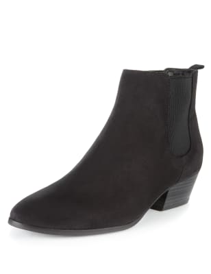 metallic chelsea boots