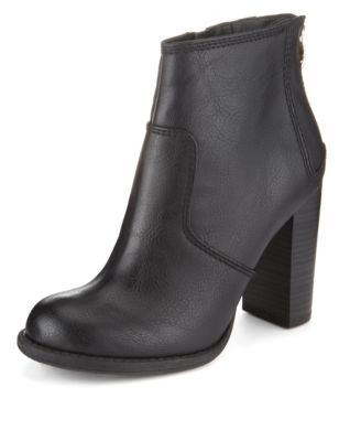 Back Zip Ankle Boots with Insolia® | Limited Edition | M&S