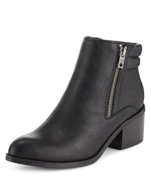 Side Zip Ankle Boots with Insolia® | Limited Edition | M&S