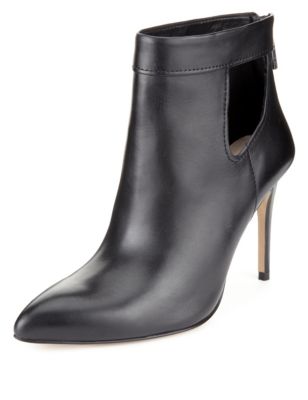 Leather Pointed Toe Ankle Boots with Insolia® | Autograph | M&S