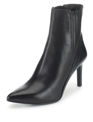 Leather Pointed Toe Chelsea Boots with Insolia® | Autograph | M&S