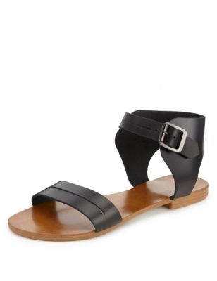 Leather Cuff Sandals | M&S Collection | M&S