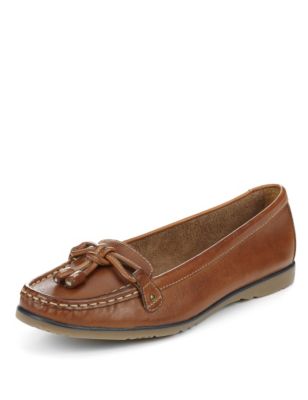 Footglove™ Original Leather Boat Shoes | Footglove™ | M&S