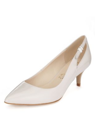 Leather Pointed Toe Court Shoes with Insolia® | Autograph | M&S
