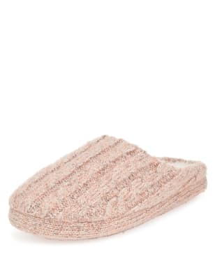 m&s per una slippers