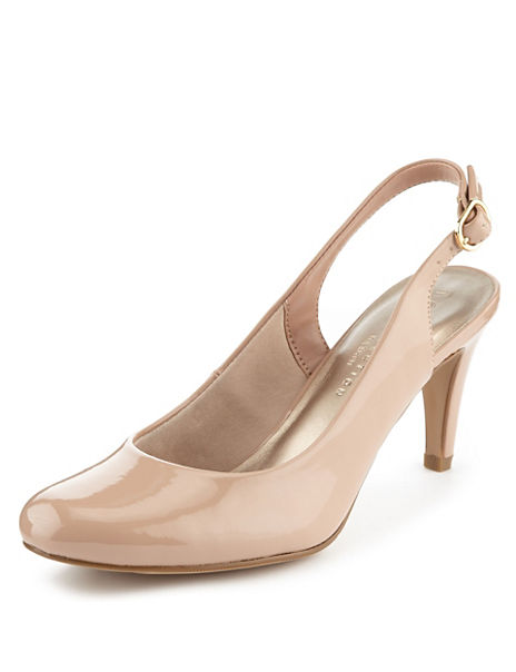 Wide Fit Slingback Court Shoes with Insolia® | M&S Collection | M&S