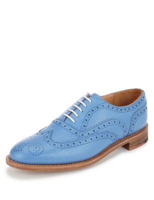 Leather Lace Up Brogue Shoes | Best of British for M&S Collection | M&S