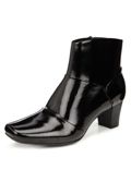 Leather Panelled Patent Ankle Boots with Insolia®