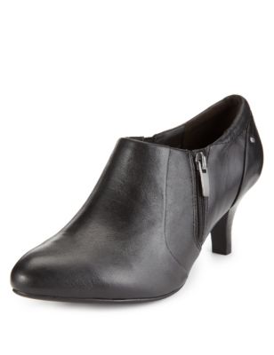 Leather Wide Fit Shoe Boots | Footglove™ | M&S