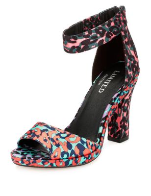High Block Heel Platform Shoes with Insolia® | Limited Edition | M&S