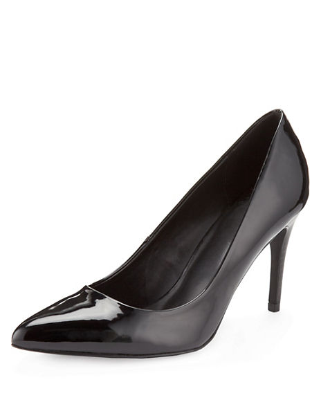 Patent Pointed Toe Court Shoes with Insolia® | Limited Edition | M&S