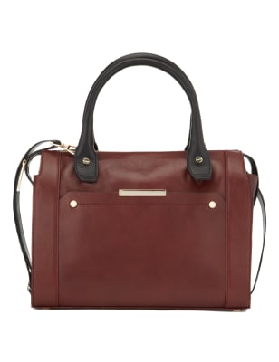 Leather Bowler Bag | Autograph | M&S