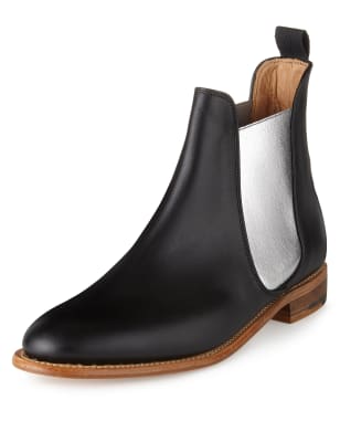 river island beige round toe chelsea boots