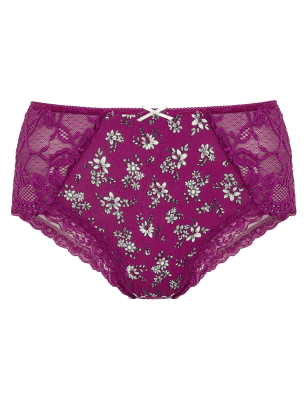 Lace Side Midi Knickers | M&S Collection | M&S