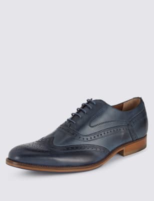 leather brogue shoes