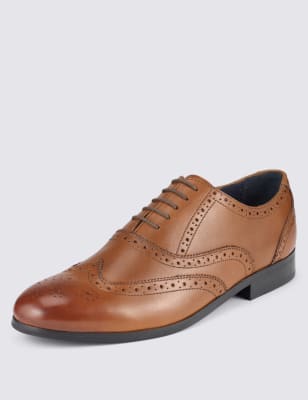 Leather Oxford Brogue Shoes | M&S Collection | M&S