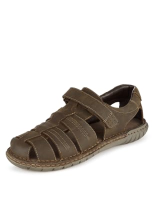 Airflex™ Leather Fisherman Sandals | M&S Collection | M&S