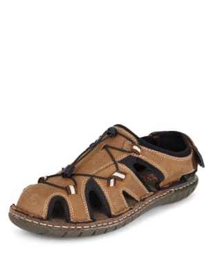 Leather Ghillie Sandals | M&S Collection | M&S