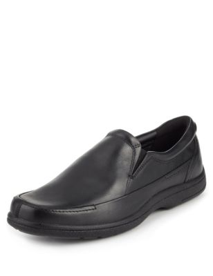Airflex™ Leather Slip-On Shoes | M&S Collection | M&S