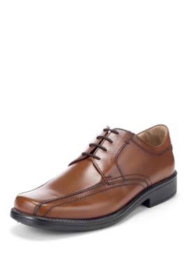 Airflex™ Leather Extra Wide Fit Plain Lace Up Shoes | M&S Collection | M&S