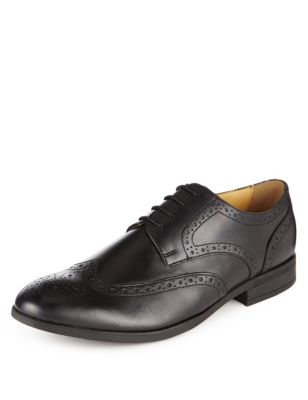 Airflex™ Leather Oxford Lace Up Brogue Shoes | M&S Collection | M&S