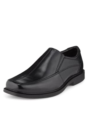 extra wide fit leather shoes with airflex ™