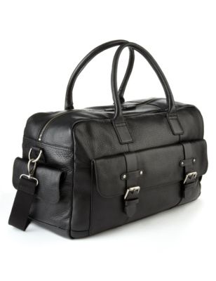 Leather Holdall | Autograph | M&S