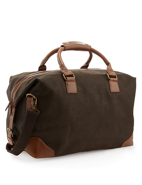Flocked Holdall | M&S Collection | M&S