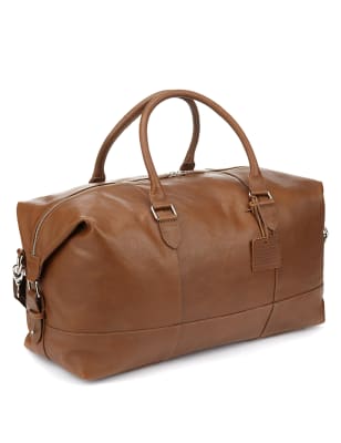 M&s leather sales holdall