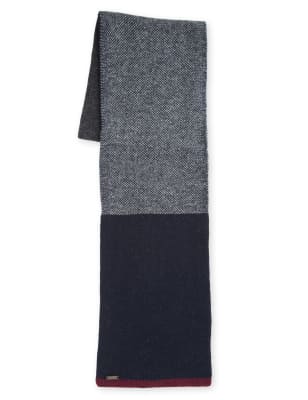 Colour Block Scarf with Cashmere | Autograph | M&S