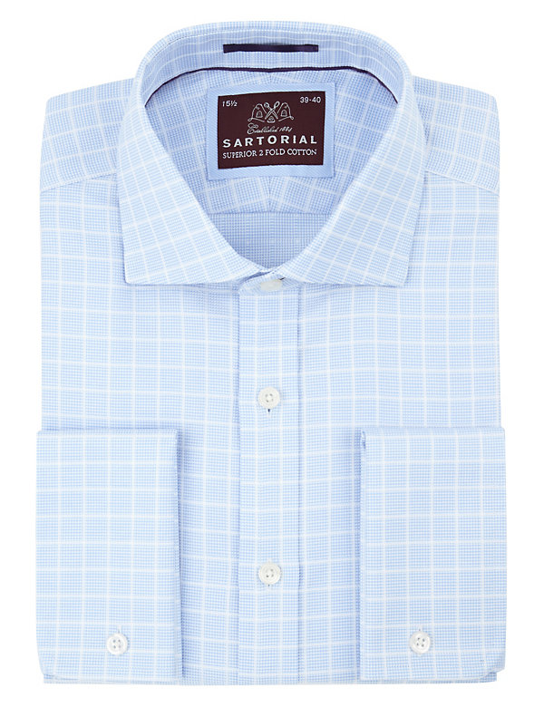 Pure Cotton Overchecked Shirt - QA
