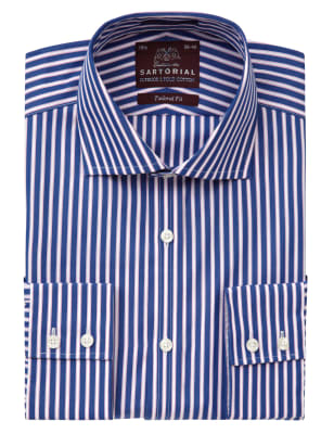 Pure Cotton Bengal Striped Shirt | M&S