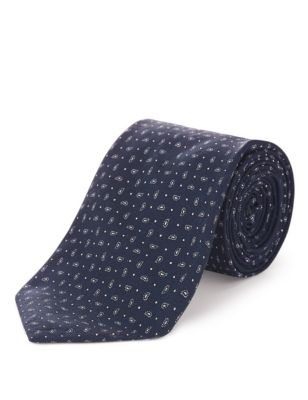 Pure Cotton Neat Tie | Savile Row Inspired | M&S