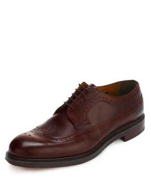 Leather Lace Up Brogue Shoes | Best of British for M&S Collection | M&S