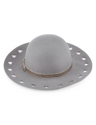 girls wool floppy hat