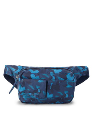 pink camo bum bag