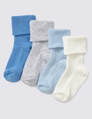 Lot de 4&nbsp;paires de chaussettes b&eacute;b&eacute;s