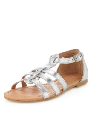 Leather Open Toe Sandals (Younger Girls) | M&S
