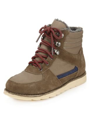Leather Hiker Boots (Younger Boys) | M&S