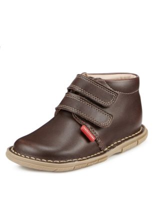 Kids' Wide Fit Walkmates Leather Desert Boots | M&S