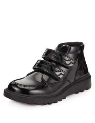 childrens patent ankle boots