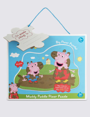 peppa muddy puddle mat