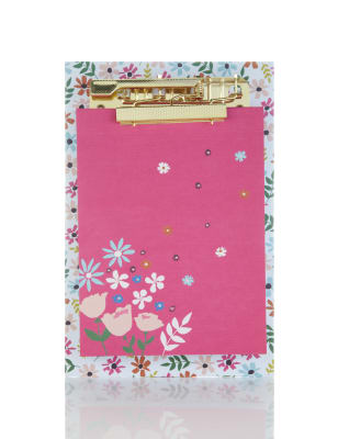 Fresh Floral Magnetic Clipboard | M&S