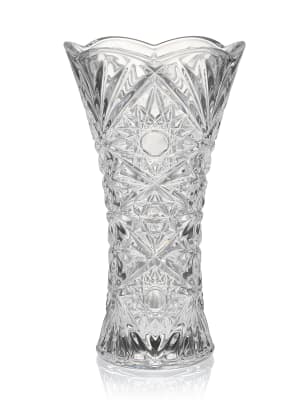 Flared Cut Glass Vase | M&S