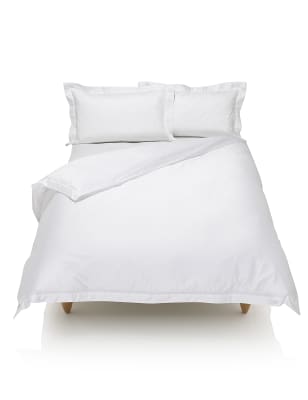 600 Thread Count Supima® Cotton Sateen Bedding Set | M&S