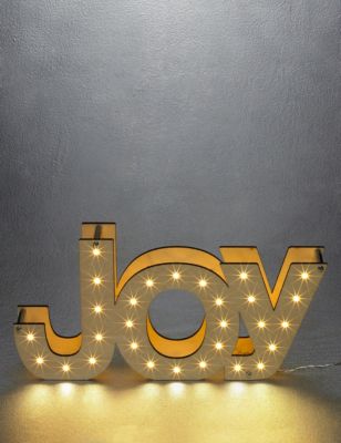 Joy Light Up Letters | M&S